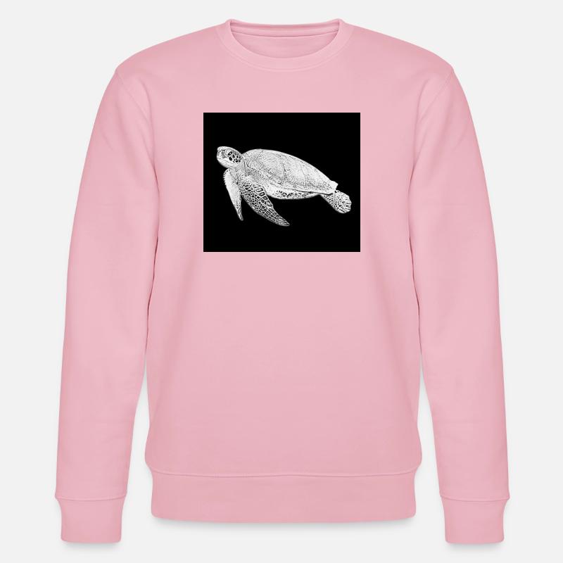Turtle - Stanley/Stella CHANGER Unisex Organic Sweatshirt - cotton pink