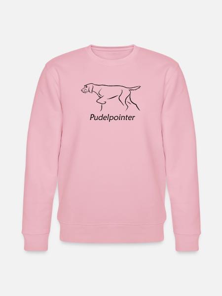 Pudelpointer - Stanley/Stella Unisex Bio-Sweatshirt CHANGER - Hellrosa