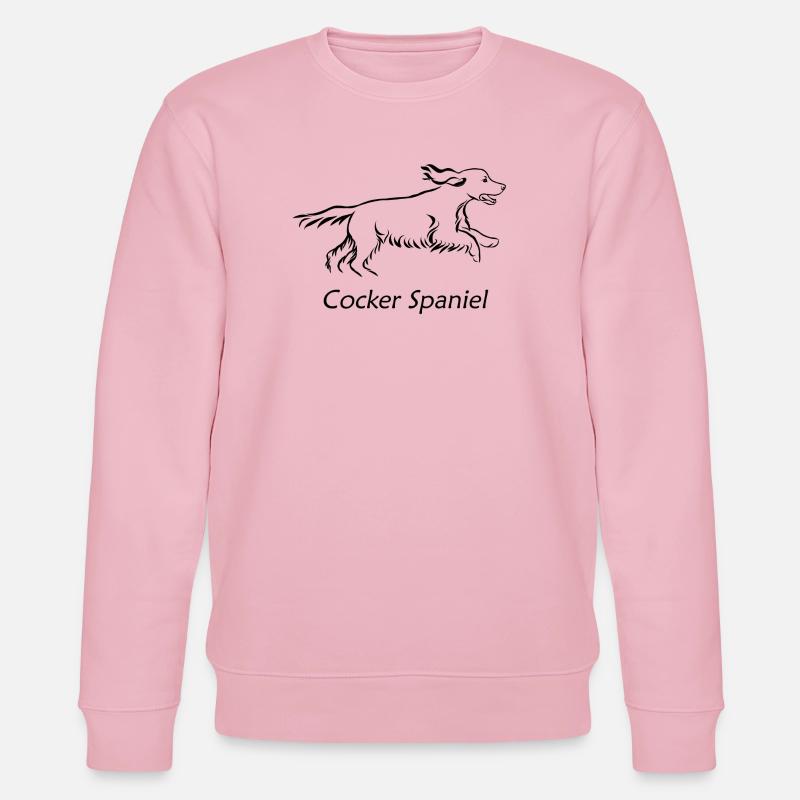 Cocker Spaniel - Stanley/Stella Unisex Bio-Sweatshirt CHANGER  - Hellrosa