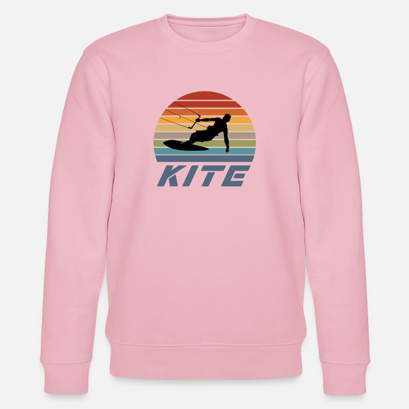 Conception de cerf-volant - Sweat bio CHANGER Stanley/Stella Unisexe - rose pâle