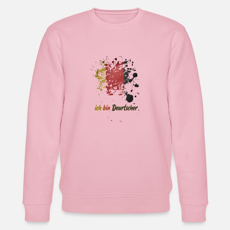 ich bin deutscher - Stanley/Stella Unisex Bio-Sweatshirt CHANGER - Hellrosa