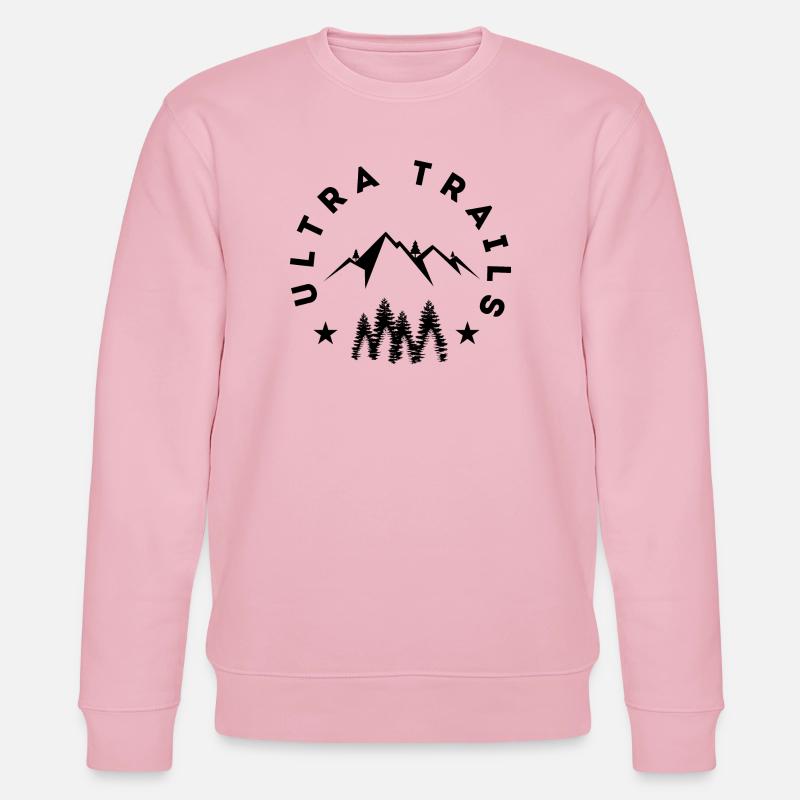 Ultra Trails - Stanley/Stella Unisex Bio-Sweatshirt CHANGER  - Hellrosa