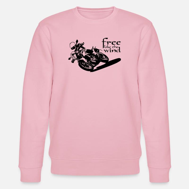 Biker Free - Stanley/Stella Unisex Bio-Sweatshirt CHANGER  - Hellrosa