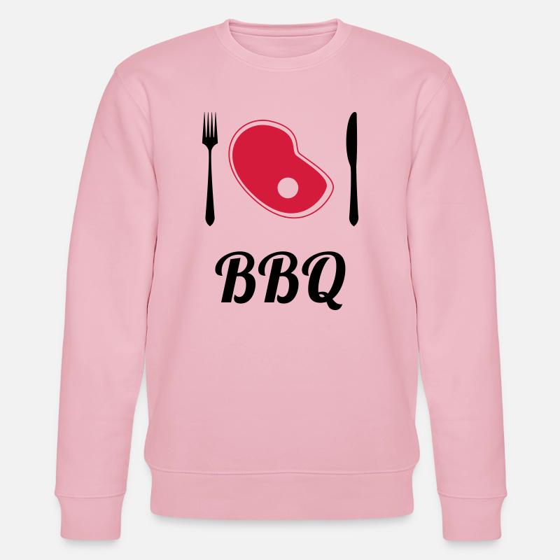 BBQ - Barbecue - Grill - Stanley/Stella Unisex Bio-Sweatshirt CHANGER  - Hellrosa