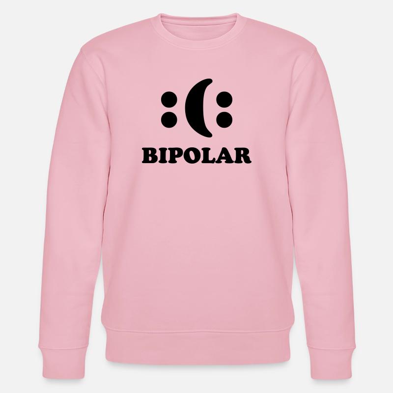 Bipolar - Stanley/Stella Unisex Bio-Sweatshirt CHANGER  - Hellrosa