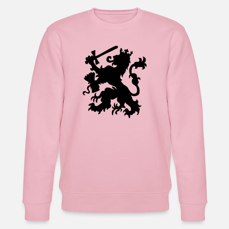 Leeuw, Löwe, Lowe - Stanley/Stella Unisex Bio-Sweatshirt CHANGER  - Hellrosa