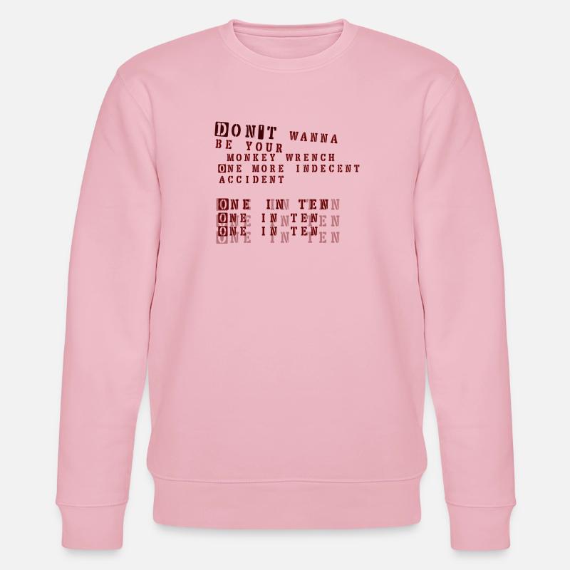 clé de singe - foo fighters - Sweat bio CHANGER Stanley/Stella Unisexe - rose pâle