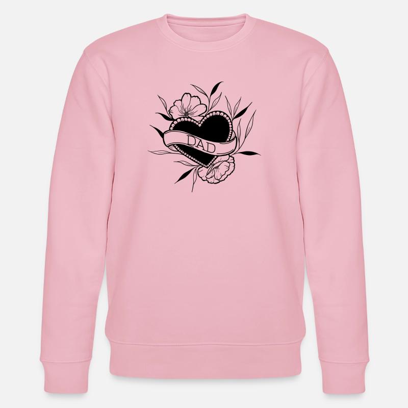 Dad - Stanley/Stella Unisex Bio-Sweatshirt CHANGER  - Hellrosa