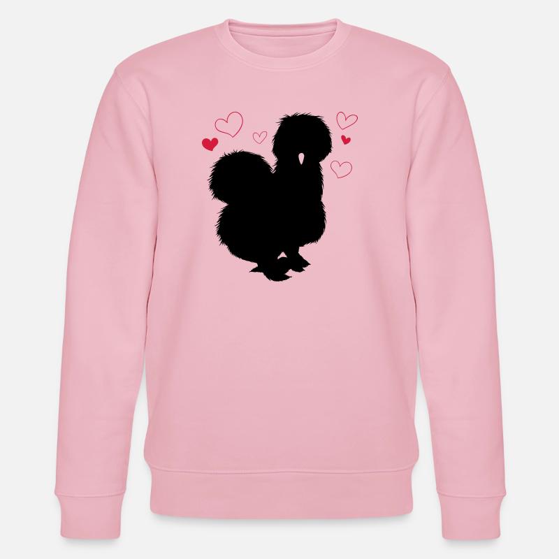 Seidenhuhn - Stanley/Stella Unisex Bio-Sweatshirt CHANGER  - Hellrosa