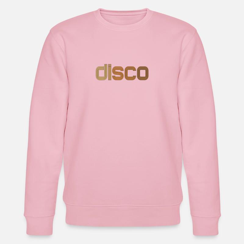 Disco Neon Linienlogo - Stanley/Stella Unisex Bio-Sweatshirt CHANGER  - Hellrosa