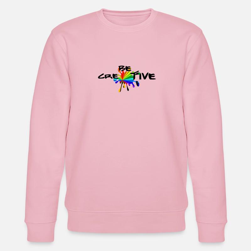 Be creative - Be creative - Stanley/Stella CHANGER Unisex Organic Sweatshirt - cotton pink