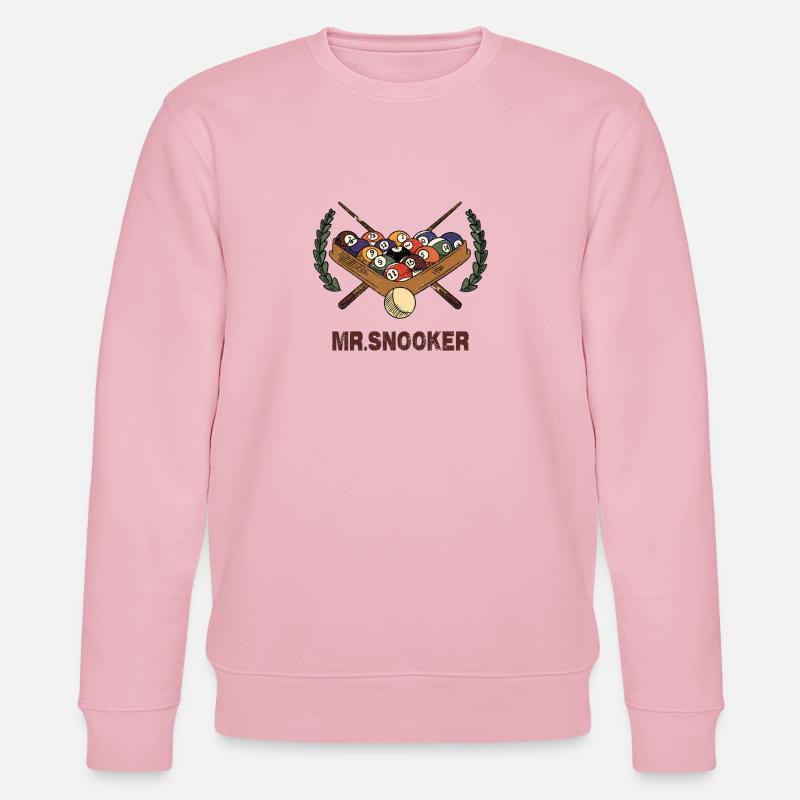 Mr. Snooker Design / Geschenkidee - Stanley/Stella Unisex Bio-Sweatshirt CHANGER  - Hellrosa