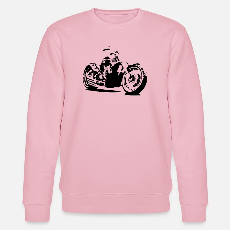 Motorcycle Chopper - Sweat bio CHANGER Stanley/Stella Unisexe - rose pâle