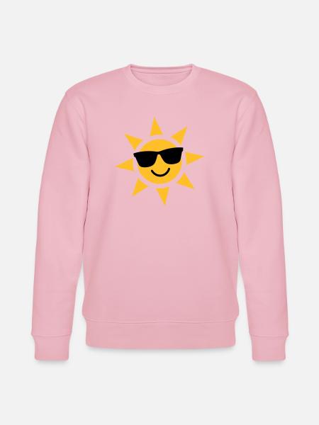 Sunny Sunglasses Sunburst - Stanley/Stella CHANGER Unisex Organic Sweatshirt - cotton pink