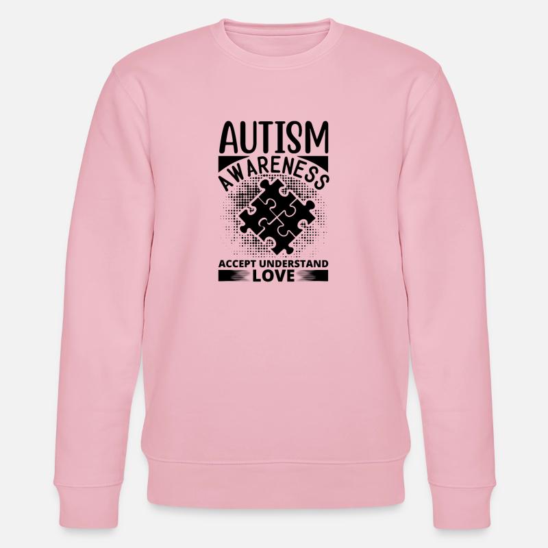 Vibrant pattern on elegant fabric - Stanley/Stella CHANGER Unisex Organic Sweatshirt - cotton pink
