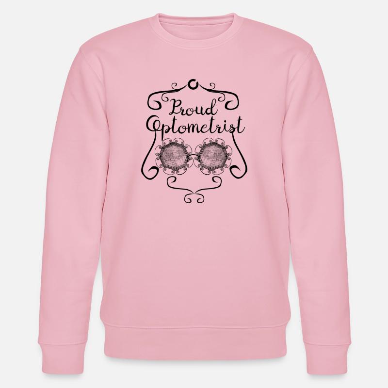 Fier optométriste - Sweat bio CHANGER Stanley/Stella Unisexe - rose pâle