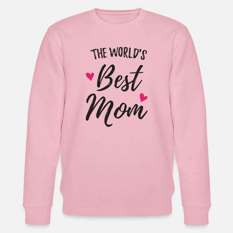 Die beste Mutter der Welt - Stanley/Stella Unisex Bio-Sweatshirt CHANGER  - Hellrosa