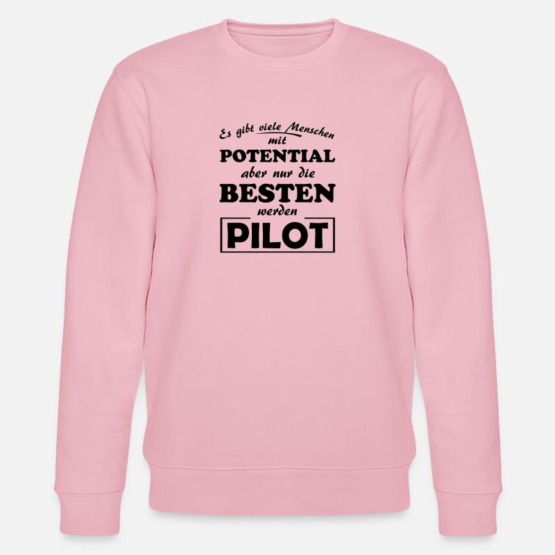 Pilot - Stanley/Stella Unisex Bio-Sweatshirt CHANGER  - Hellrosa