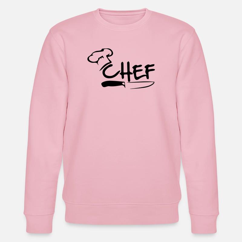 Chef - Sweat bio CHANGER Stanley/Stella Unisexe - rose pâle