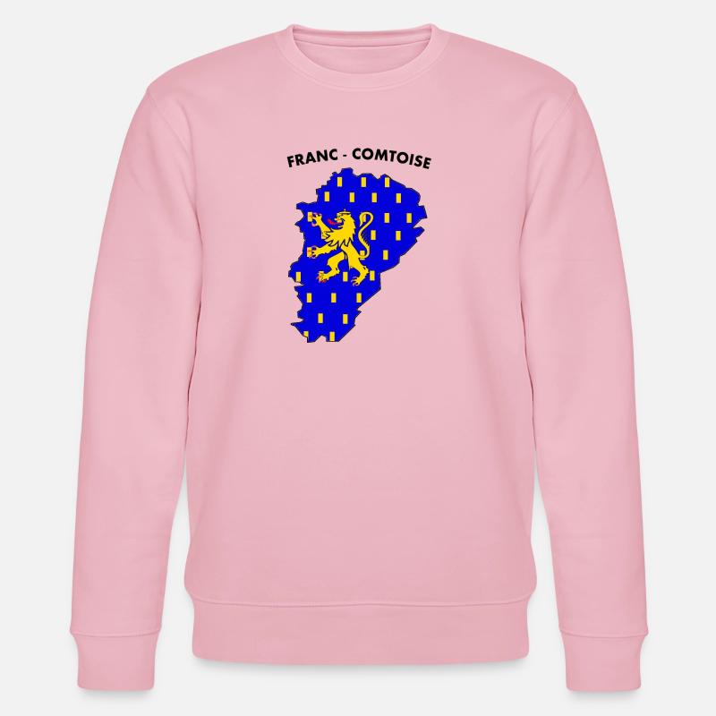 franc-comtoise - Sweat bio CHANGER Stanley/Stella Unisexe - rose pâle