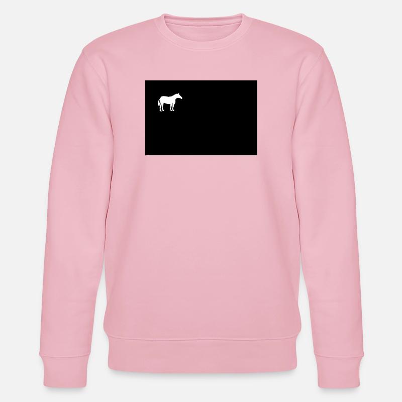 Pferd - Stanley/Stella Unisex Bio-Sweatshirt CHANGER  - Hellrosa
