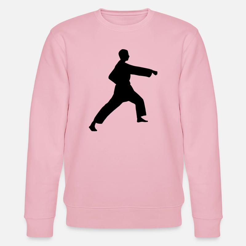 Punsch Karate oder Teakwondo Punsch - Stanley/Stella Unisex Bio-Sweatshirt CHANGER  - Hellrosa