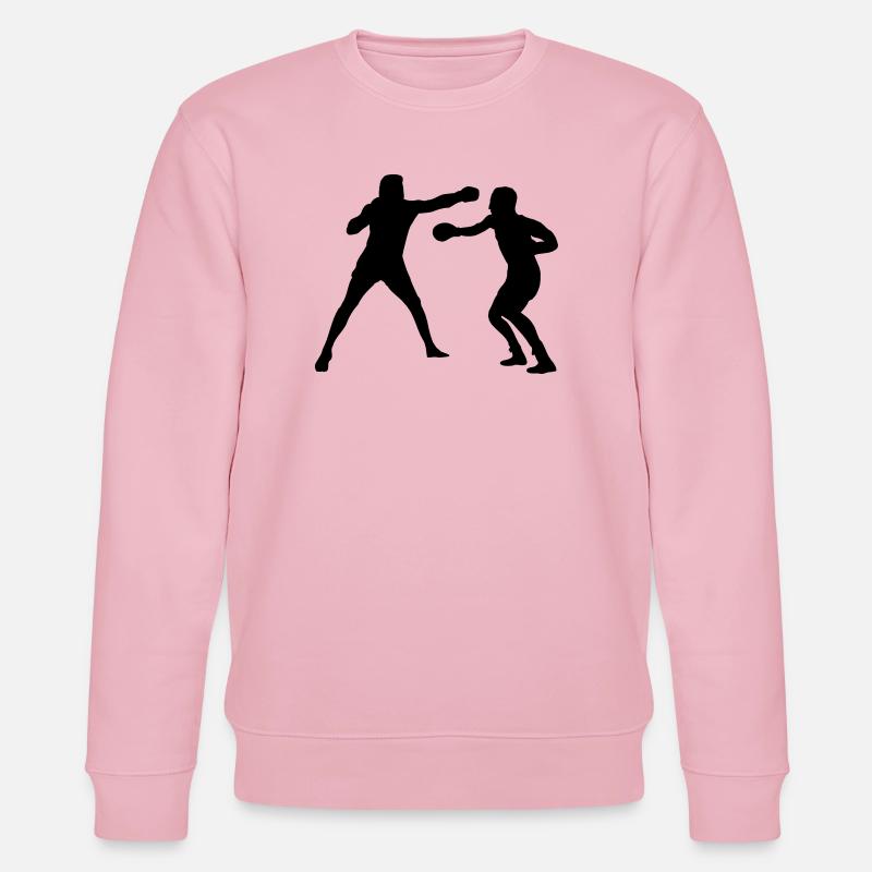 Entraînement de combat de boxe - Sweat bio CHANGER Stanley/Stella Unisexe - rose pâle