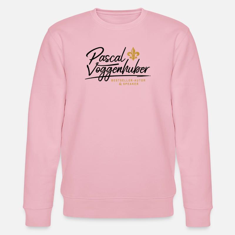 Pascal Voggenhuber Autor & Speaker - Stanley/Stella Unisex Bio-Sweatshirt CHANGER  - Hellrosa