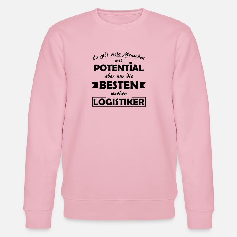 Logistiker - Stanley/Stella Unisex Bio-Sweatshirt CHANGER  - Hellrosa