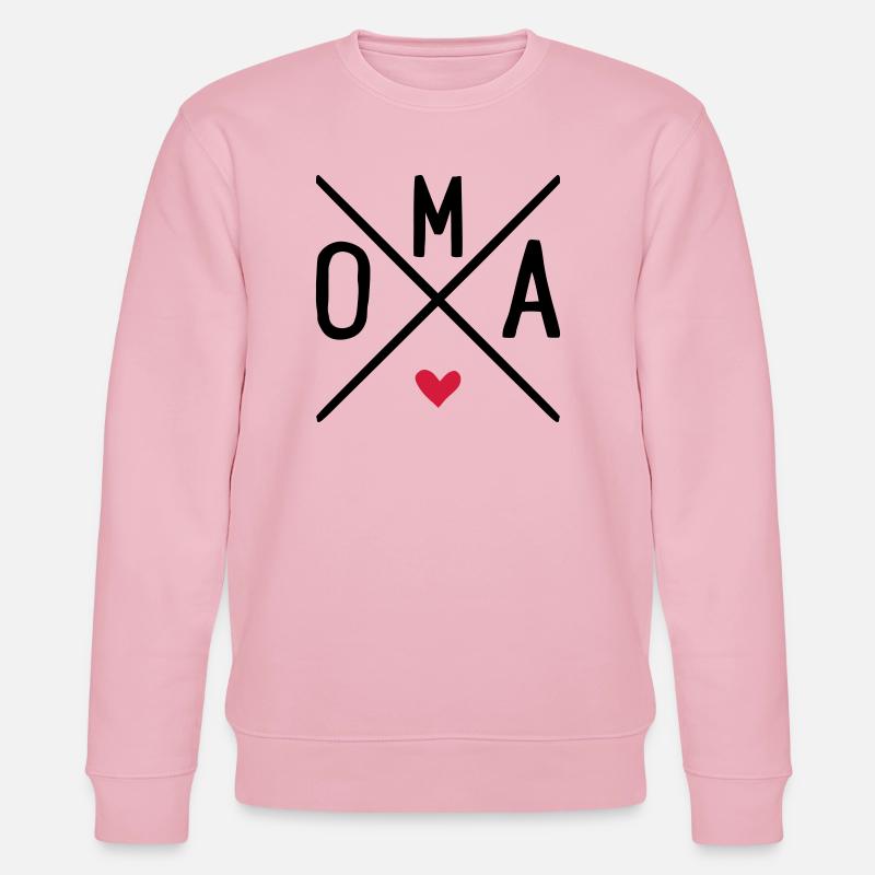 oma - Stanley/Stella Unisex Bio-Sweatshirt CHANGER - Hellrosa