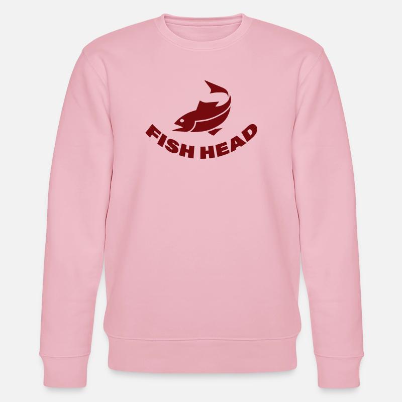 FISH HEAD - Stanley/Stella Unisex Bio-Sweatshirt CHANGER  - Hellrosa