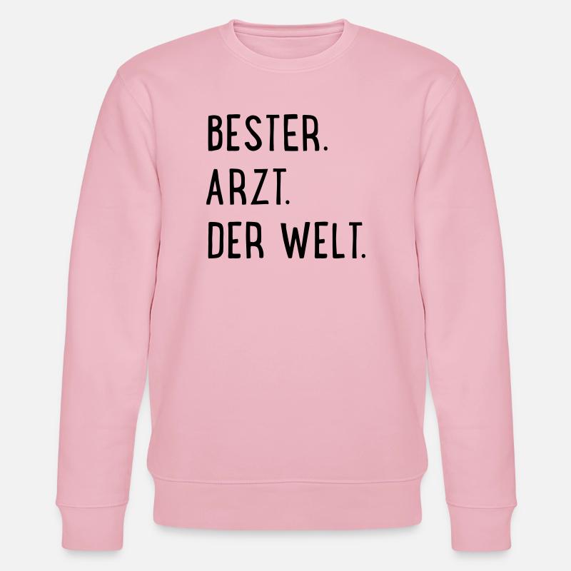 bester arzt - Stanley/Stella Unisex Bio-Sweatshirt CHANGER - Hellrosa