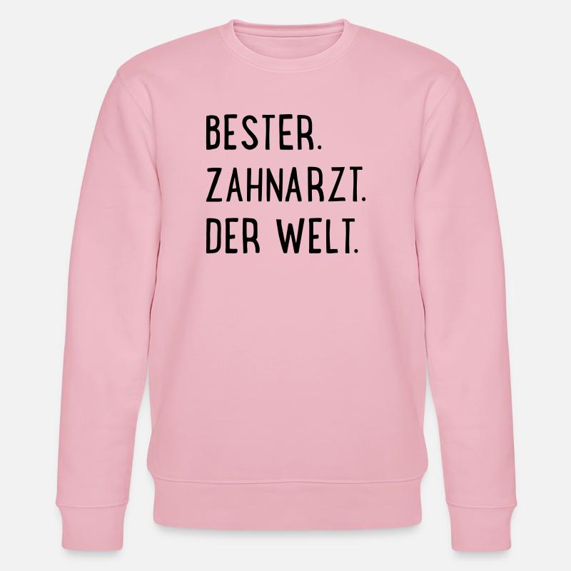 bester zahnarzt - Stanley/Stella Unisex Bio-Sweatshirt CHANGER - Hellrosa