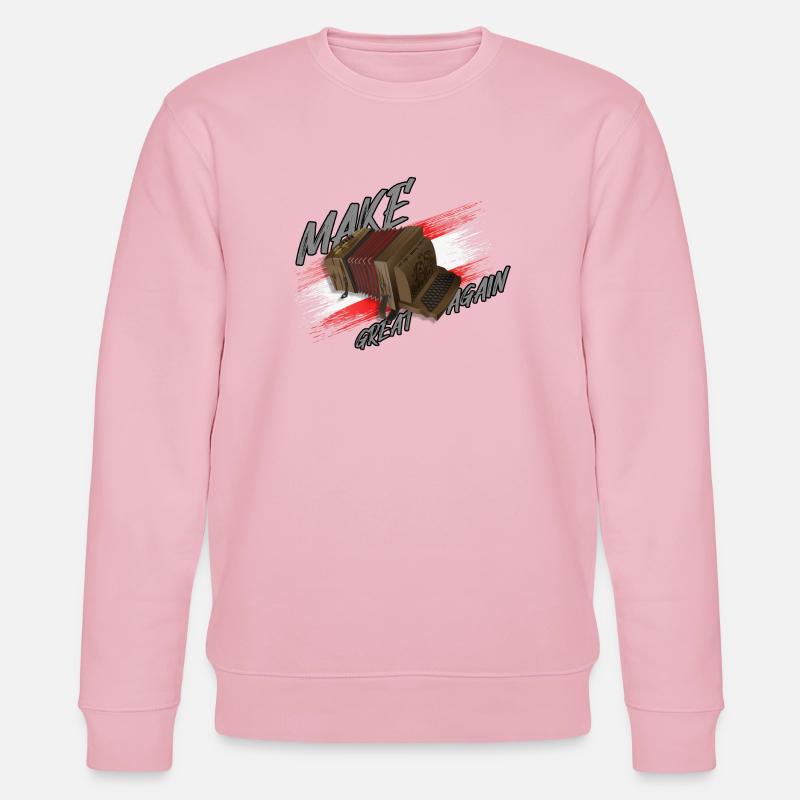 MAKE Squeeze GREAT AGAIN | ZiachON! - Stanley/Stella CHANGER Unisex Organic Sweatshirt - cotton pink