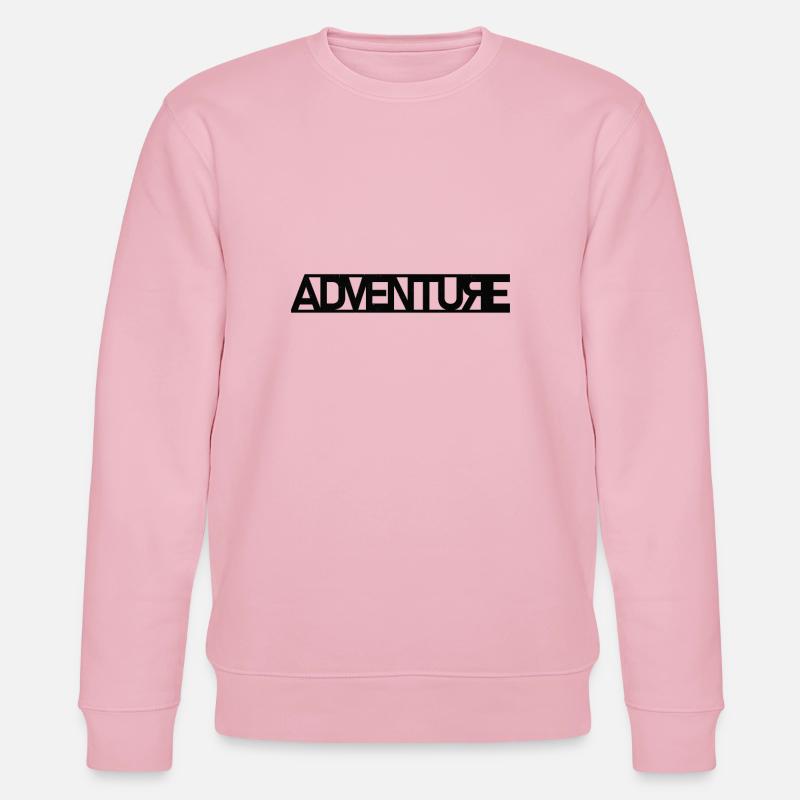 Abenteuer Entdecker - Stanley/Stella Unisex Bio-Sweatshirt CHANGER  - Hellrosa