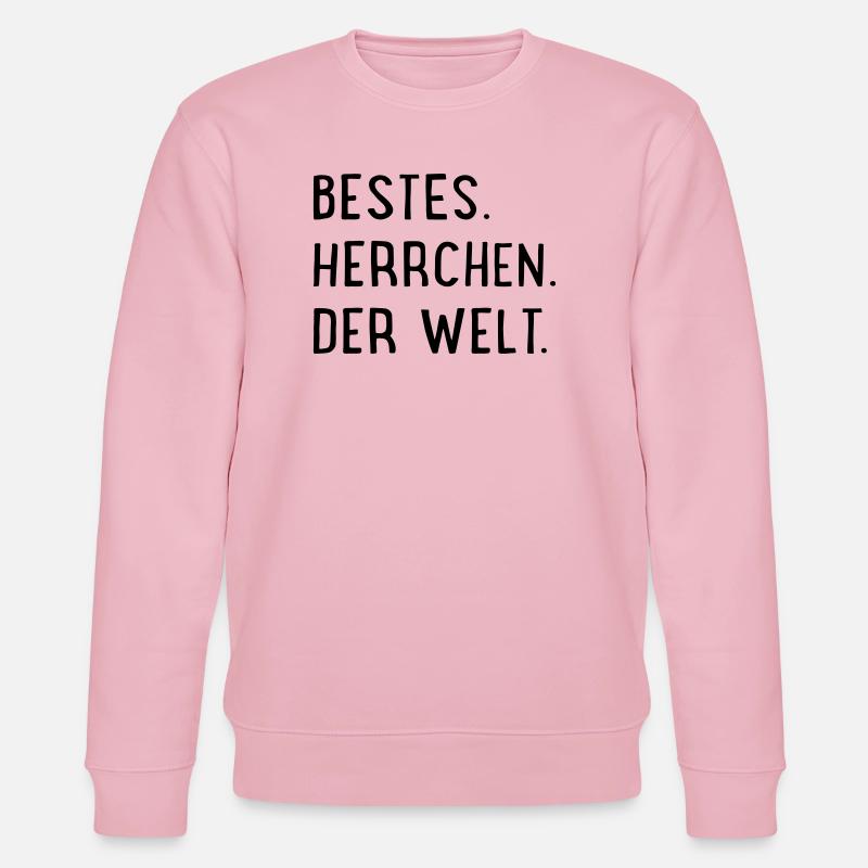 bestes herrchen der welt - Stanley/Stella Unisex Bio-Sweatshirt CHANGER - Hellrosa
