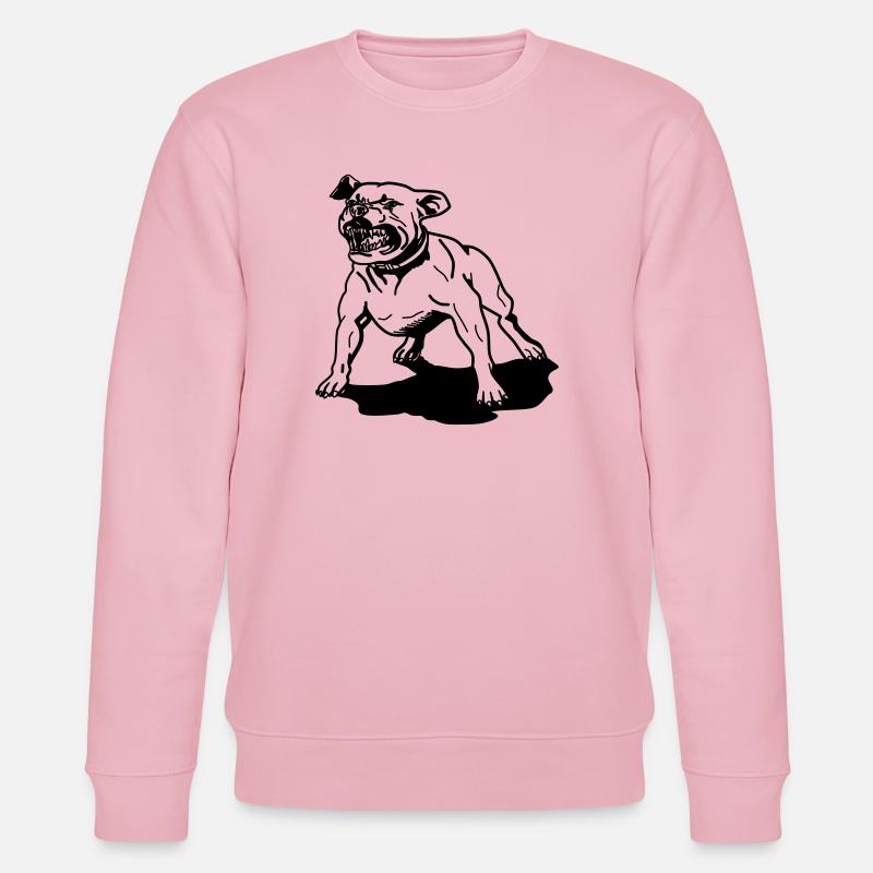 PitBull – Stärke auf vier Pfoten - Stanley/Stella Unisex Bio-Sweatshirt CHANGER  - Hellrosa