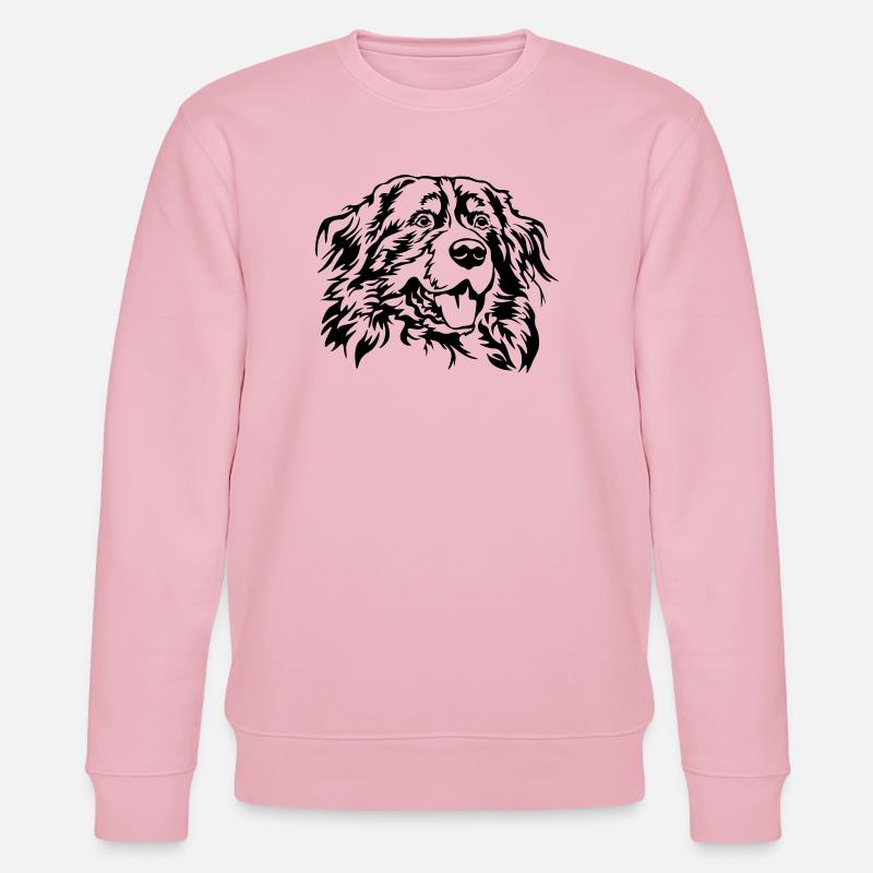 Tête de bouvier bernois - Sweat bio CHANGER Stanley/Stella Unisexe - rose pâle