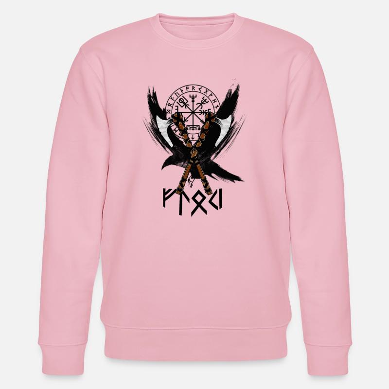 Wikinger - Stanley/Stella Unisex Bio-Sweatshirt CHANGER  - Hellrosa