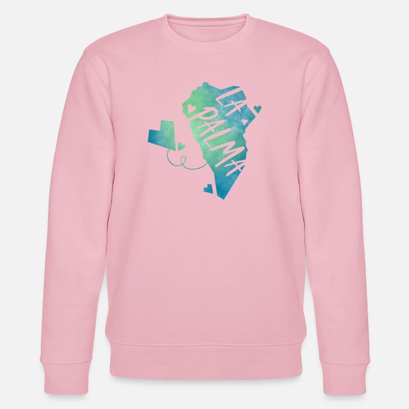 La Palma - Stanley/Stella Unisex Bio-Sweatshirt CHANGER  - Hellrosa