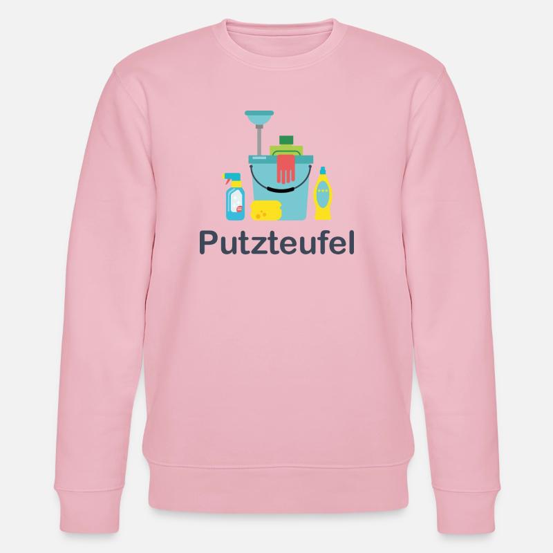 Putzteufel - Stanley/Stella Unisex Bio-Sweatshirt CHANGER - Hellrosa