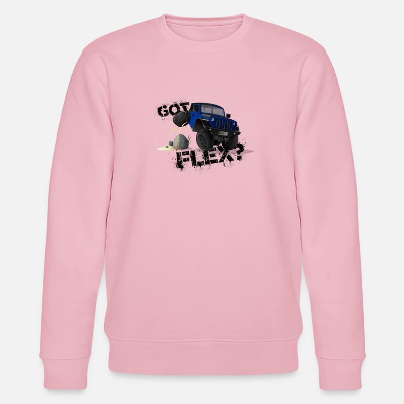 GOT FLEX? - OFFROADER Crawler - Blau - Stanley/Stella Unisex Bio-Sweatshirt CHANGER - Hellrosa