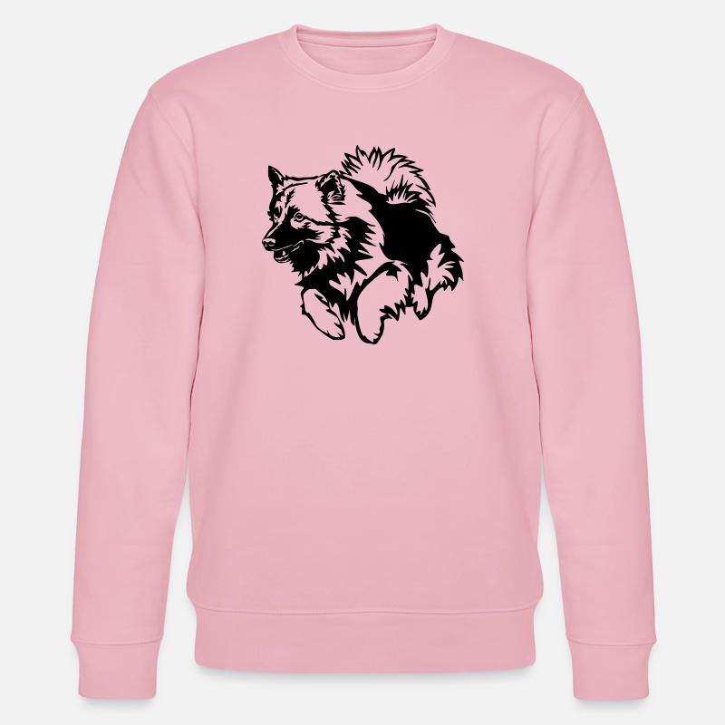 Wolfsspitz - Stanley/Stella Unisex Bio-Sweatshirt CHANGER  - Hellrosa