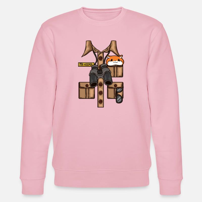 Tierpfleger Savanne Afrika - Stanley/Stella Unisex Bio-Sweatshirt CHANGER  - Hellrosa
