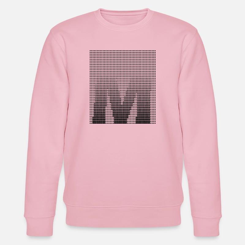 Letter M, Name, der Buchstabe M - Stanley/Stella Unisex Bio-Sweatshirt CHANGER  - Hellrosa