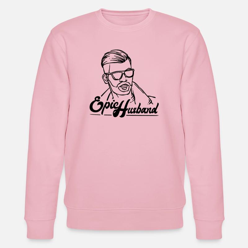 EPIC Husband - Stanley/Stella Unisex Bio-Sweatshirt CHANGER  - Hellrosa