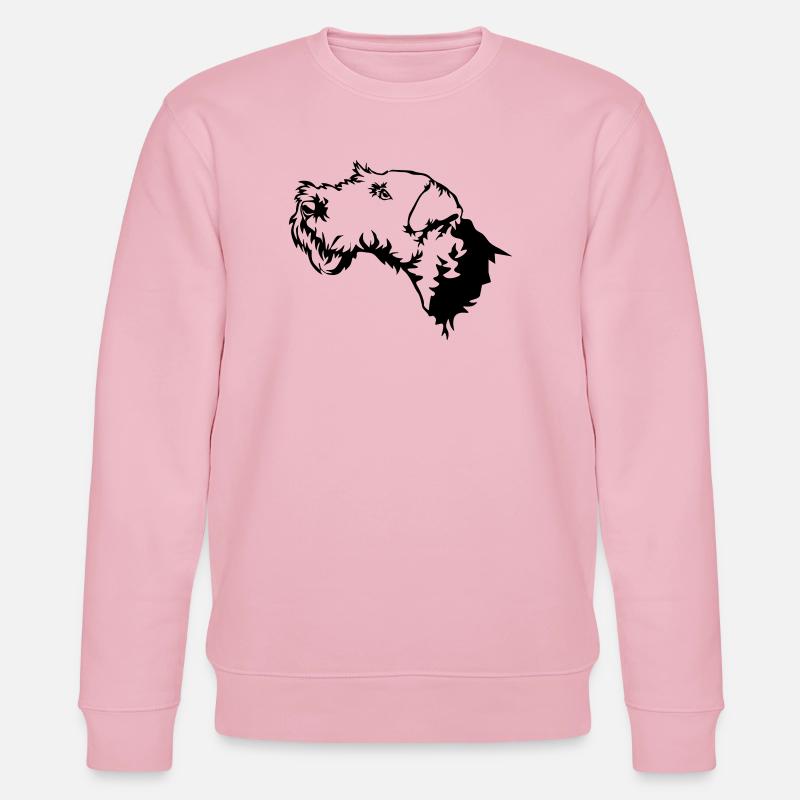 Welsh Terrier - Stanley/Stella Unisex Bio-Sweatshirt CHANGER  - Hellrosa