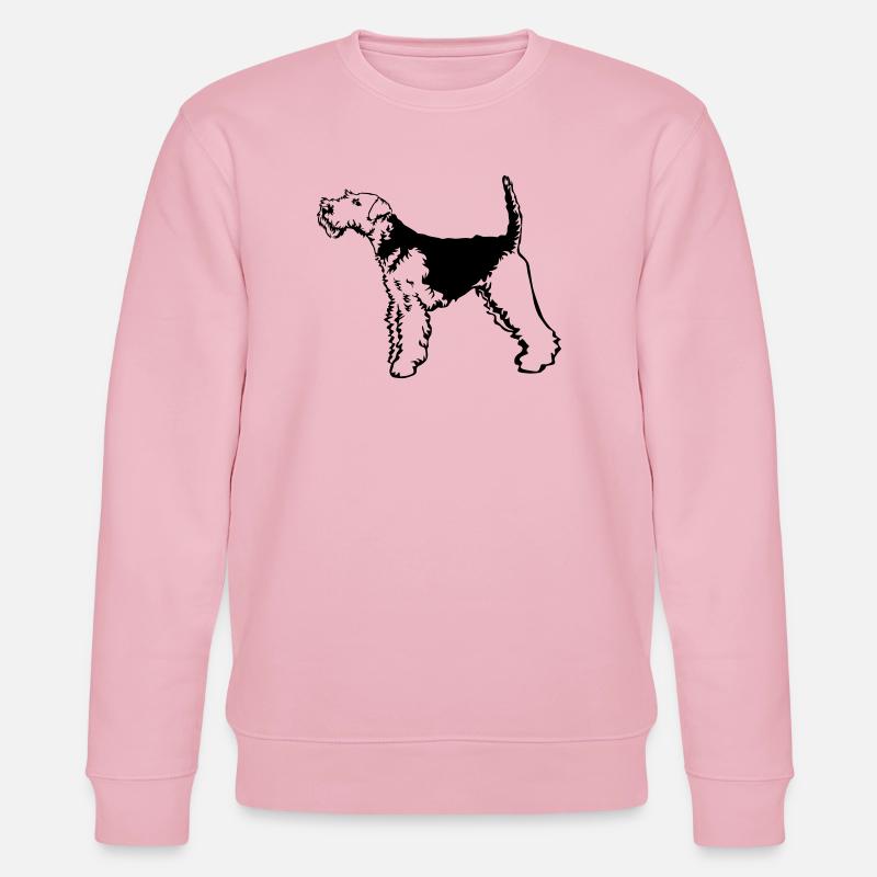 Welsh Terrier - Stanley/Stella Unisex Bio-Sweatshirt CHANGER  - Hellrosa