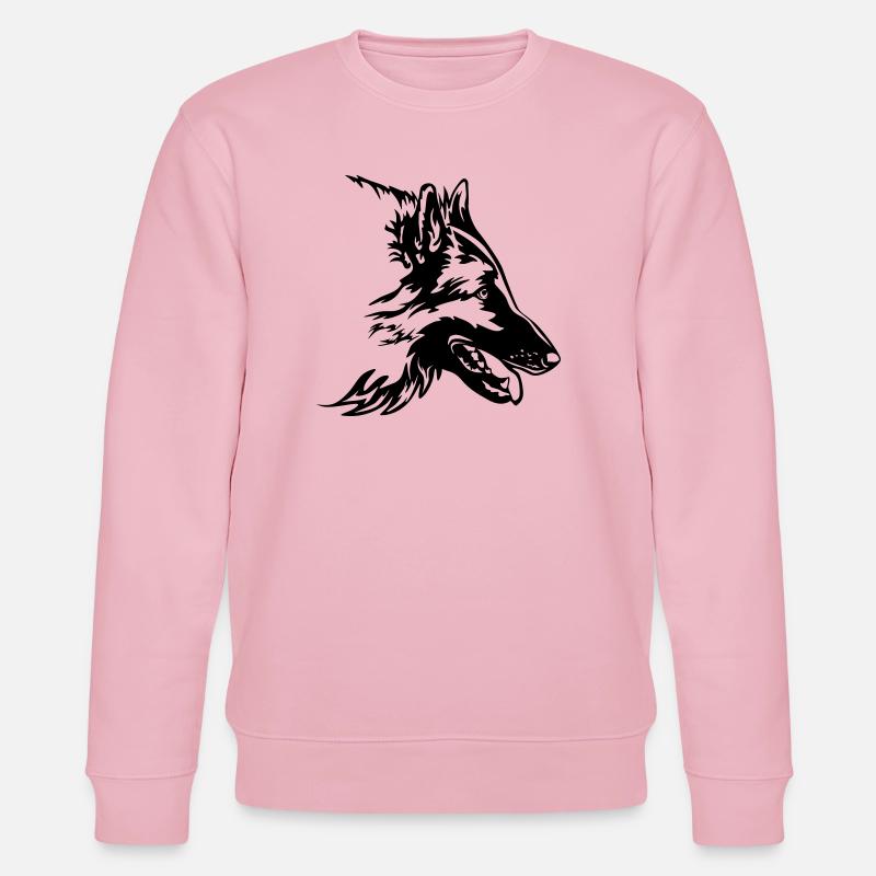 Tervuren Kopf - Stanley/Stella Unisex Bio-Sweatshirt CHANGER  - Hellrosa