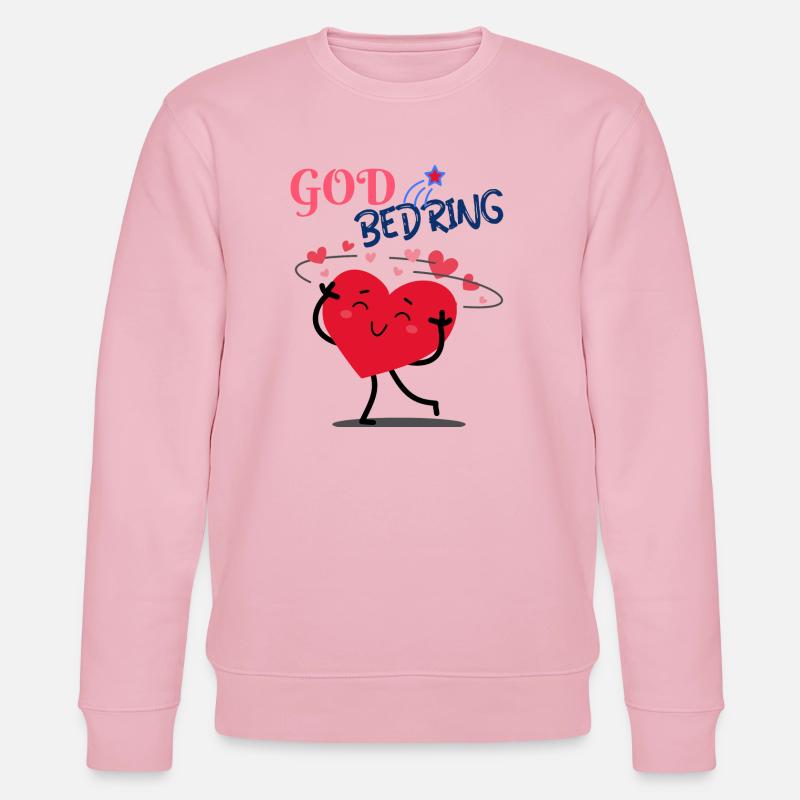 Gutes Genesungsgeschenk - Stanley/Stella Unisex Bio-Sweatshirt CHANGER  - Hellrosa
